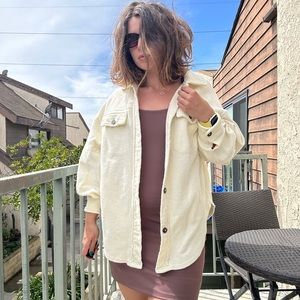 free people ruby shacket in cream
